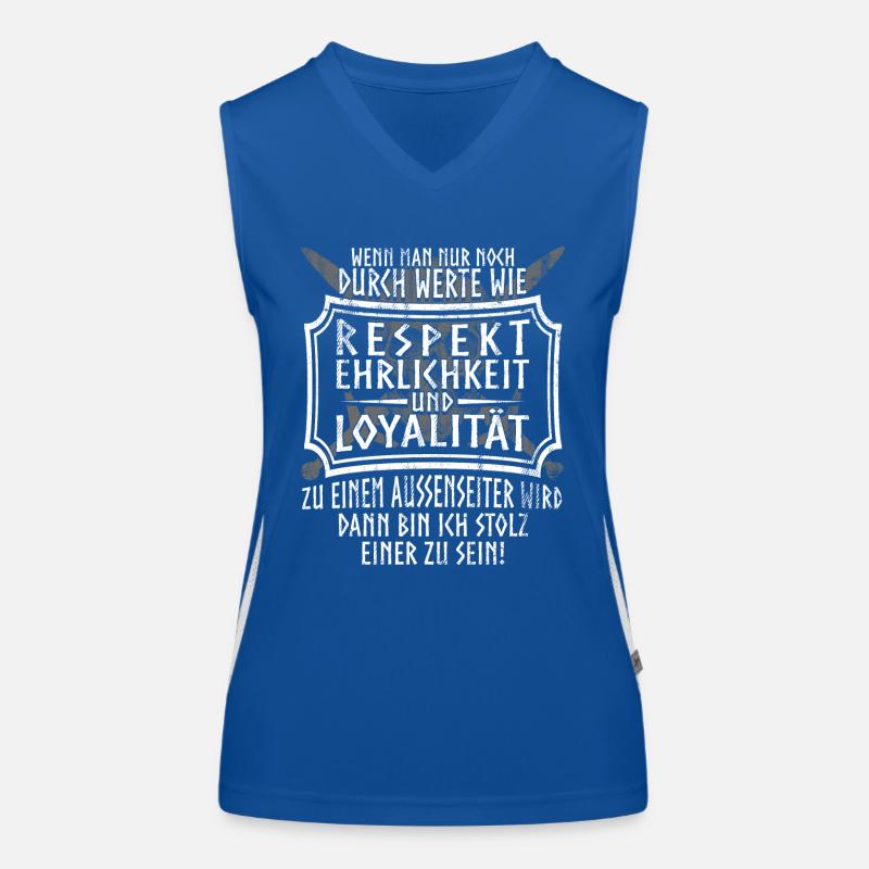 Wikinger - Außenseiter Funktionelles Kontrast-Tank Top für Frauen