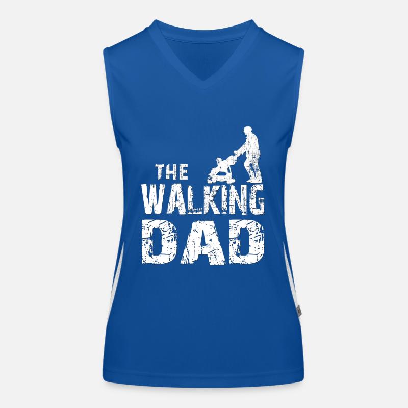 Walking DAD Funktionelles Kontrast-Tank Top für Frauen