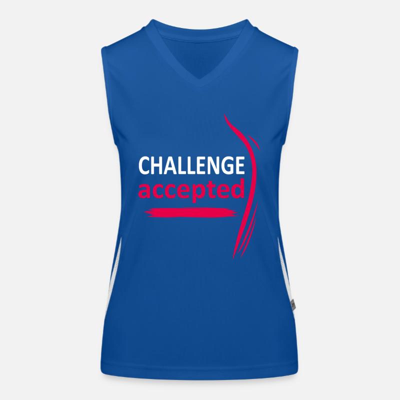 Challenge accepted Women's Functional Contrast Tank Top