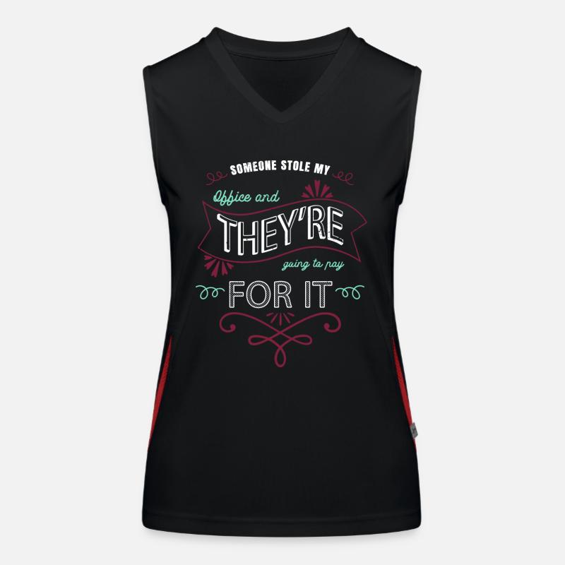 Coding anonymous expect us hack out computer freak Women's Functional Contrast Tank Top