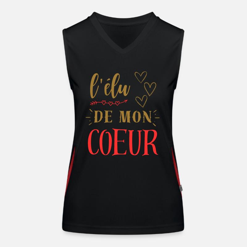 L'élu de mon cœur Débardeur respirant contrasté Femme