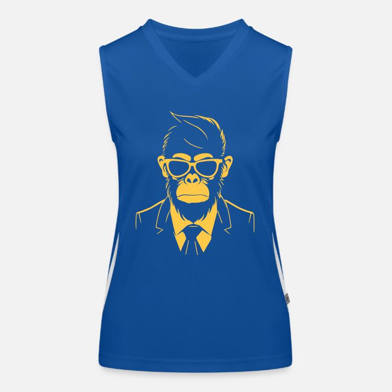 Feiern Sie den Affenanzug Funktionelles Kontrast-Tank Top für Frauen