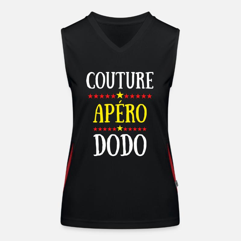 Couture Apéro Dodo Débardeur respirant contrasté Femme