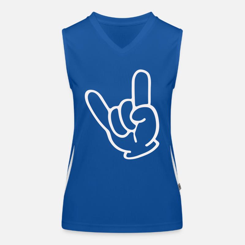 Main de roche Débardeur respirant contrasté Femme