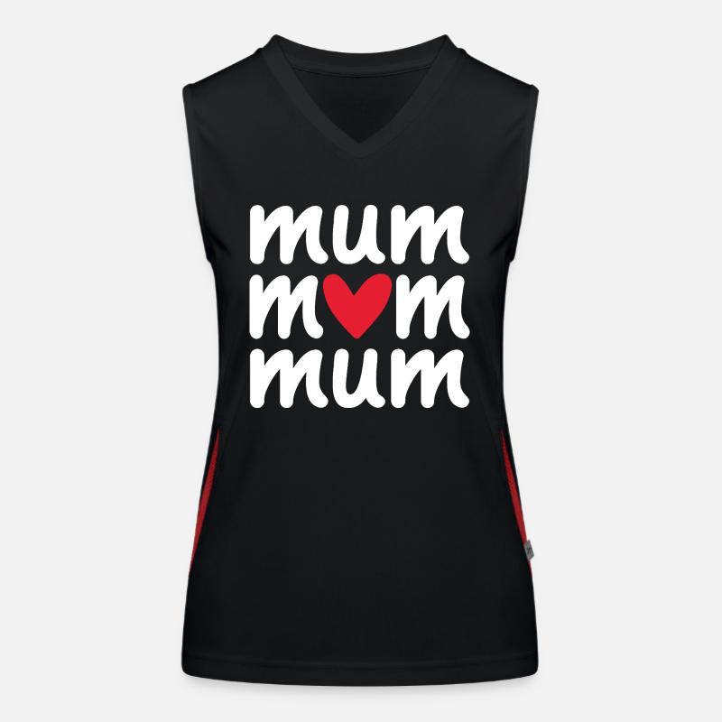 Mum mum mum Women's Functional Contrast Tank Top