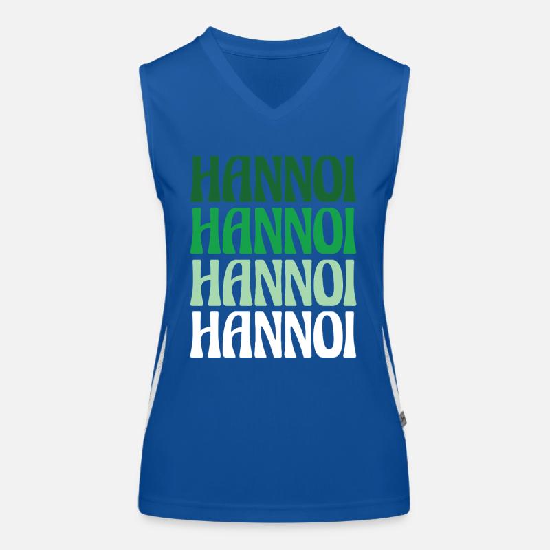 Hannoi Hanover Dialect Gift Débardeur respirant contrasté Femme