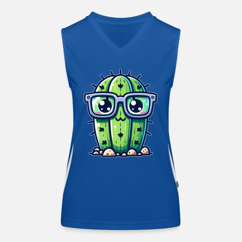 Cactus à lunettes Débardeur respirant contrasté Femme