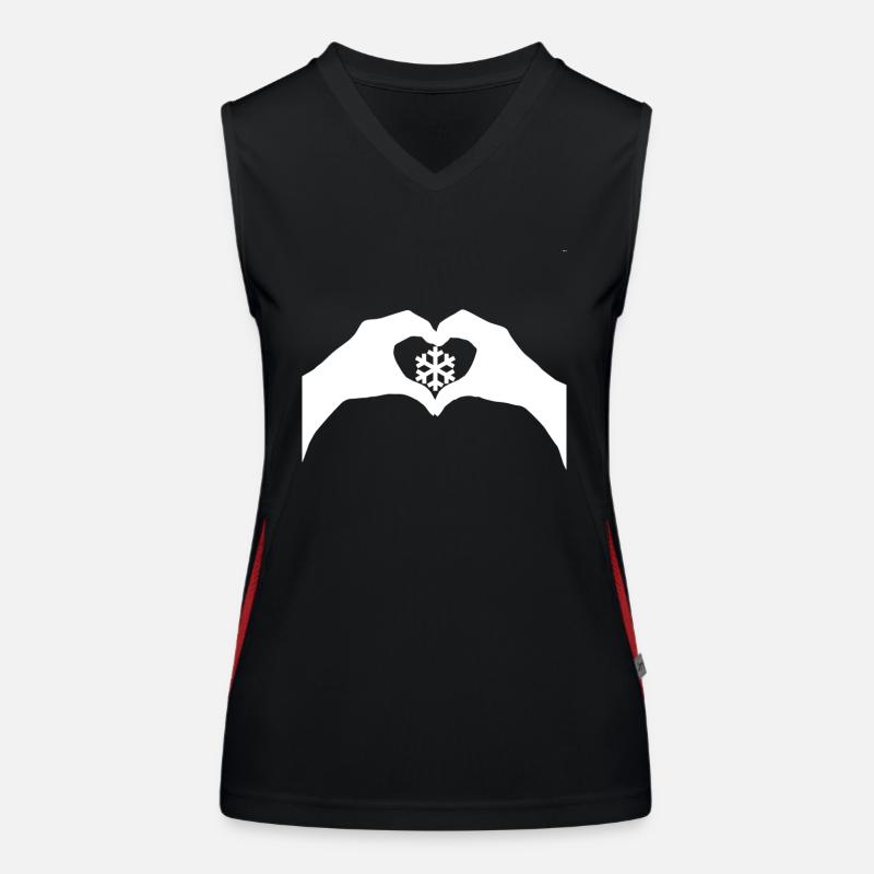 Love snow Women's Functional Contrast Tank Top