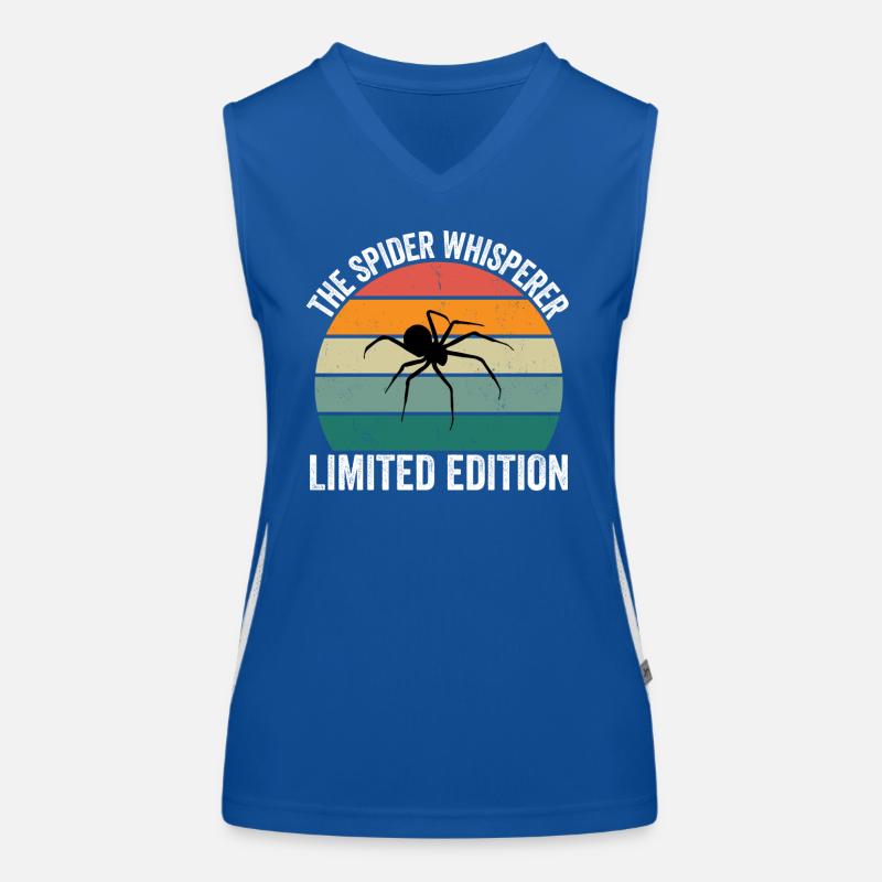 The Spider Whisperer Funktionelles Kontrast-Tank Top für Frauen