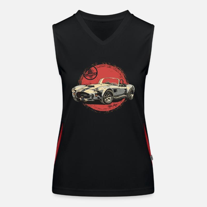 AC Cobra Sonne Funktionelles Kontrast-Tank Top für Frauen