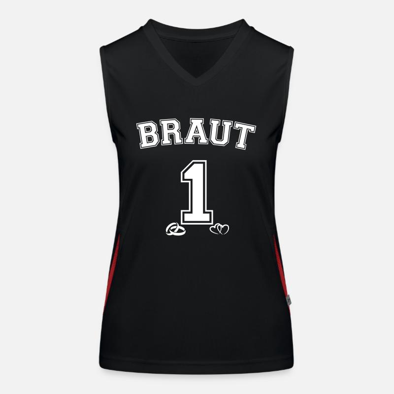 JGA Braut Tshirt Funktionelles Kontrast-Tank Top für Frauen