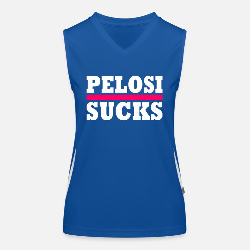 Nancy pelosi sucks Débardeur respirant contrasté Femme