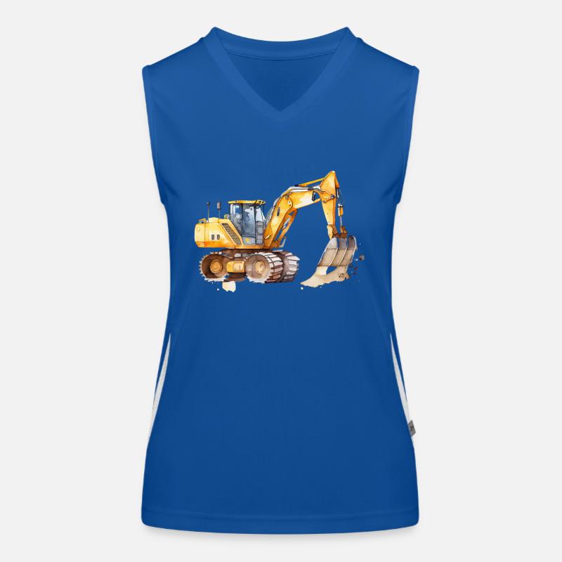 Bagger Funktionelles Kontrast-Tank Top für Frauen