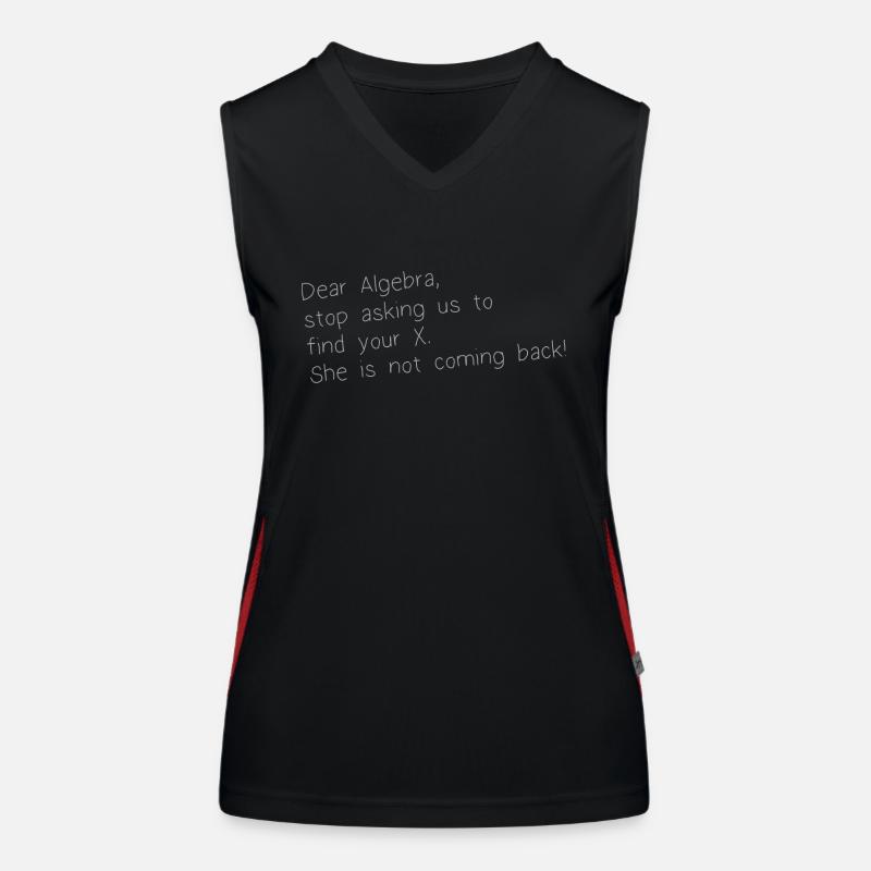 DEAR ALGEBRA Women's Functional Contrast Tank Top