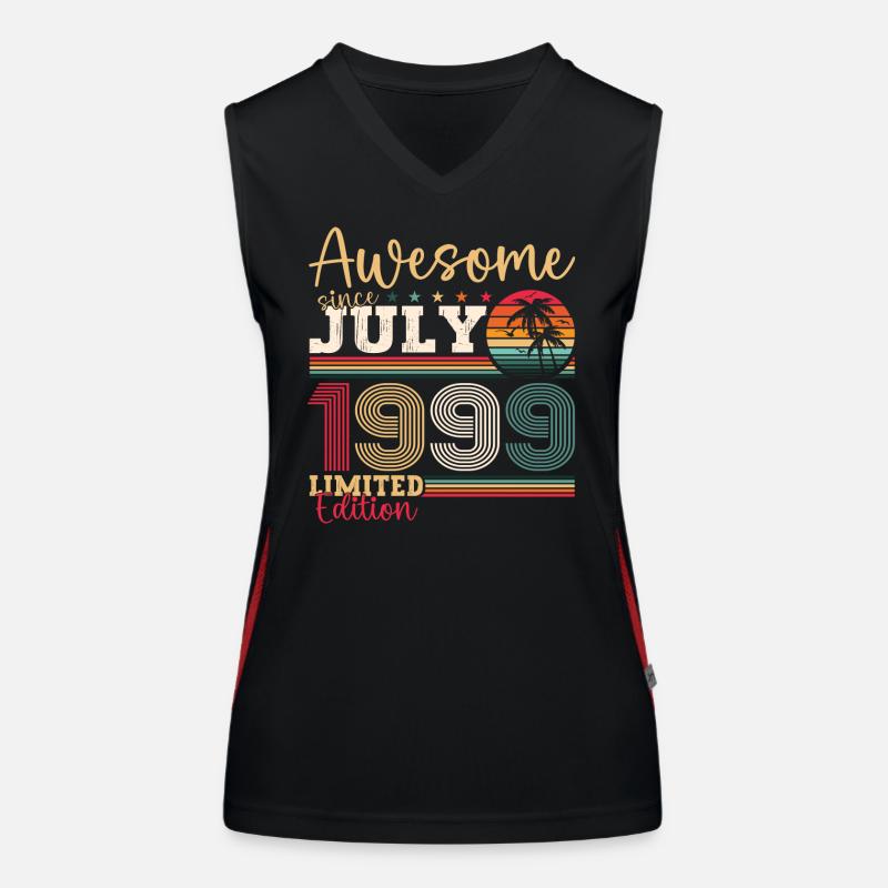 Awesome since Juli 1999 23. Geburtstag Herren Fun Funktionelles Kontrast-Tank Top für Frauen
