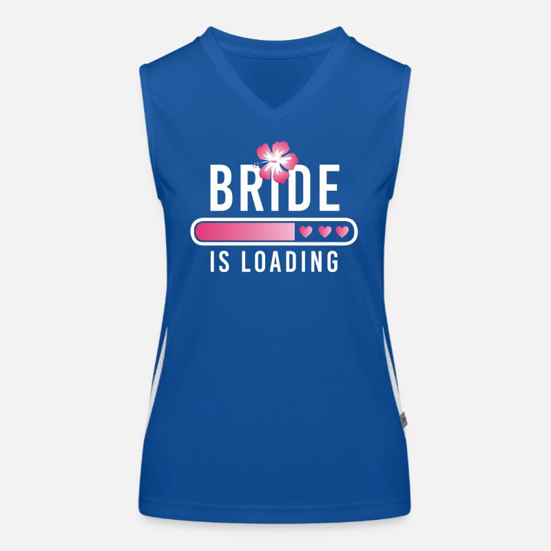 Bride is loading Junggesellinnenabschied JGA Funktionelles Kontrast-Tank Top für Frauen
