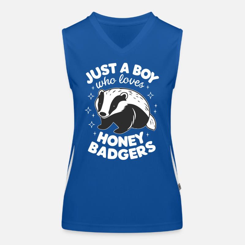 Dachs Honigdachs Tier Funktionelles Kontrast-Tank Top für Frauen