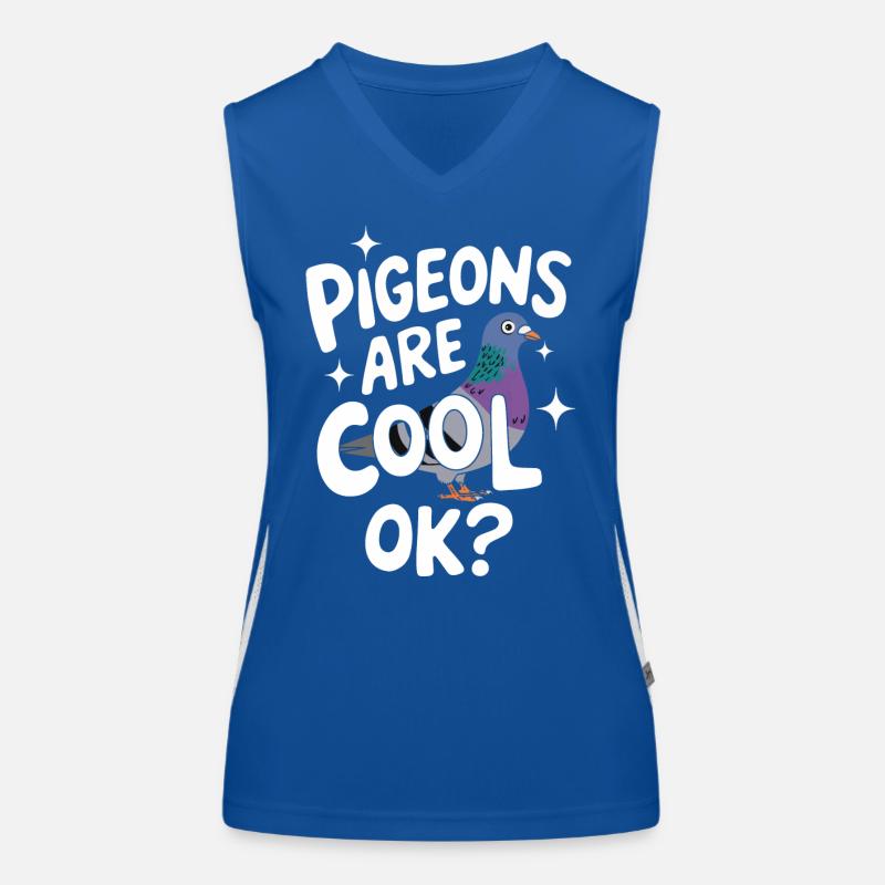 Taube Tauben Tier Vogel Funktionelles Kontrast-Tank Top für Frauen