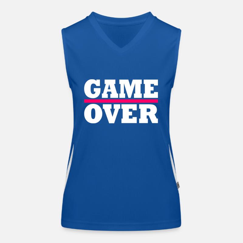 Game over Women's Functional Contrast Tank Top
