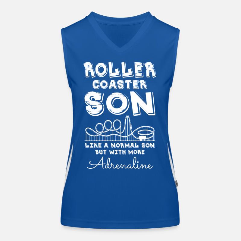 Roller Coaster Son Funktionelles Kontrast-Tank Top für Frauen