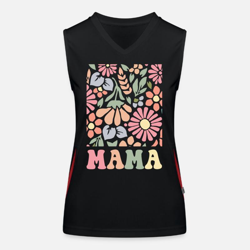 Mama Boho Flora Women's Functional Contrast Tank Top