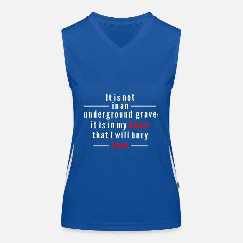 Liebeszitat Funktionelles Kontrast-Tank Top für Frauen