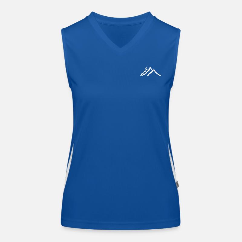 Mountain relief Women's Functional Contrast Tank Top