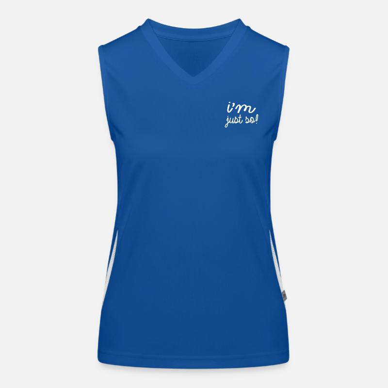 i m just so! Funktionelles Kontrast-Tank Top für Frauen