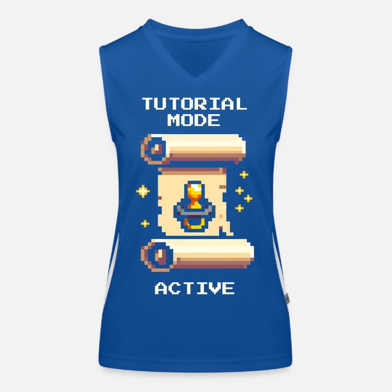 Tutorialmodus aktiv | Eltern im Lernlevel Funktionelles Kontrast-Tank Top für Frauen