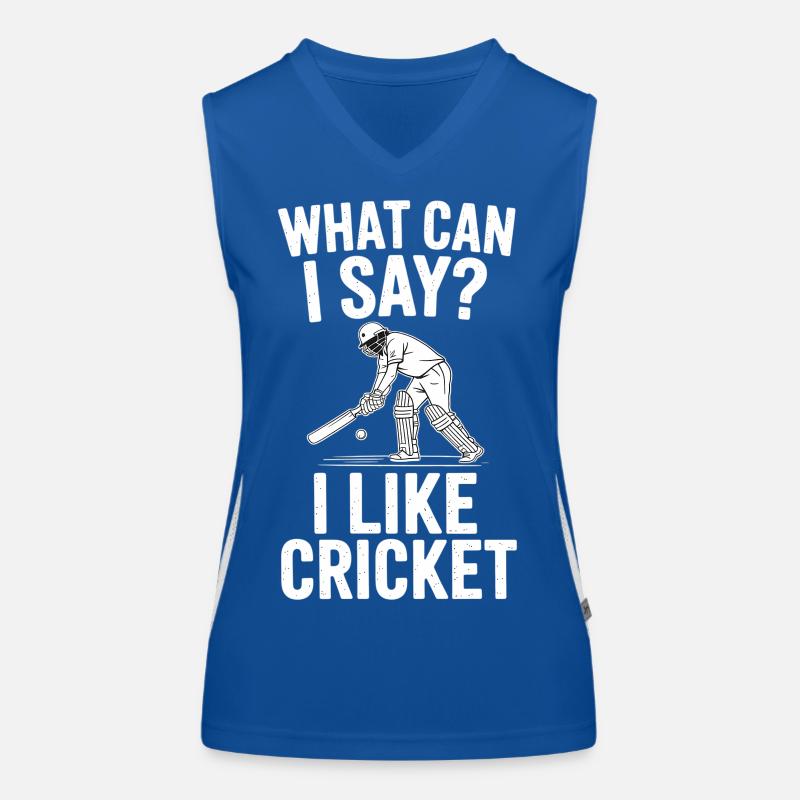 Funny Cricket Saying Vintage Cricket Game Women's Functional Contrast Tank Top