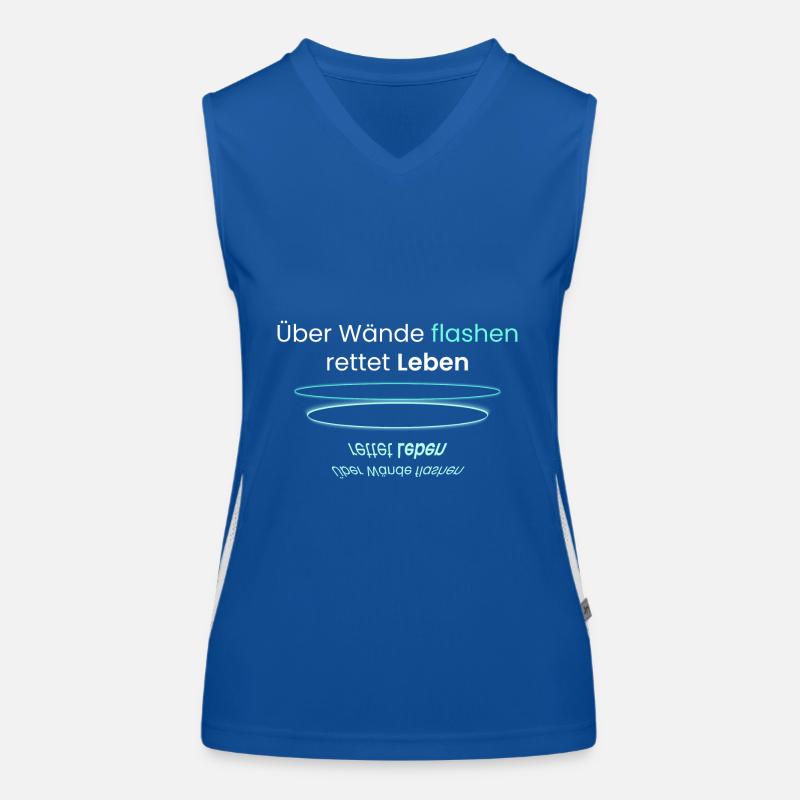 Flashe über Wände!! Funktionelles Kontrast-Tank Top für Frauen