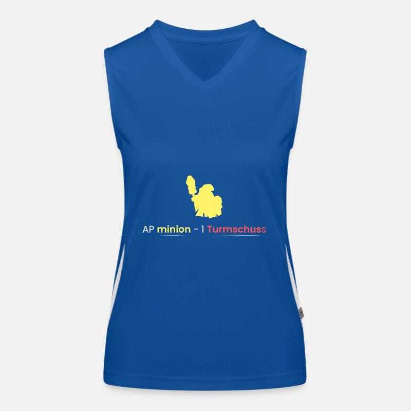 AP minion - 1 Turmschuss Funktionelles Kontrast-Tank Top für Frauen