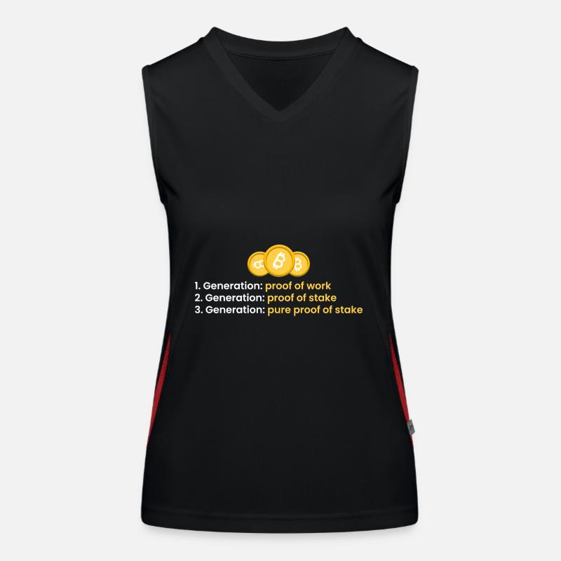 1st generation: proof of work Women's Functional Contrast Tank Top