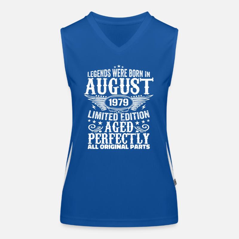 August 1979 Jubilee 1979 Legends August Women's Functional Contrast Tank Top