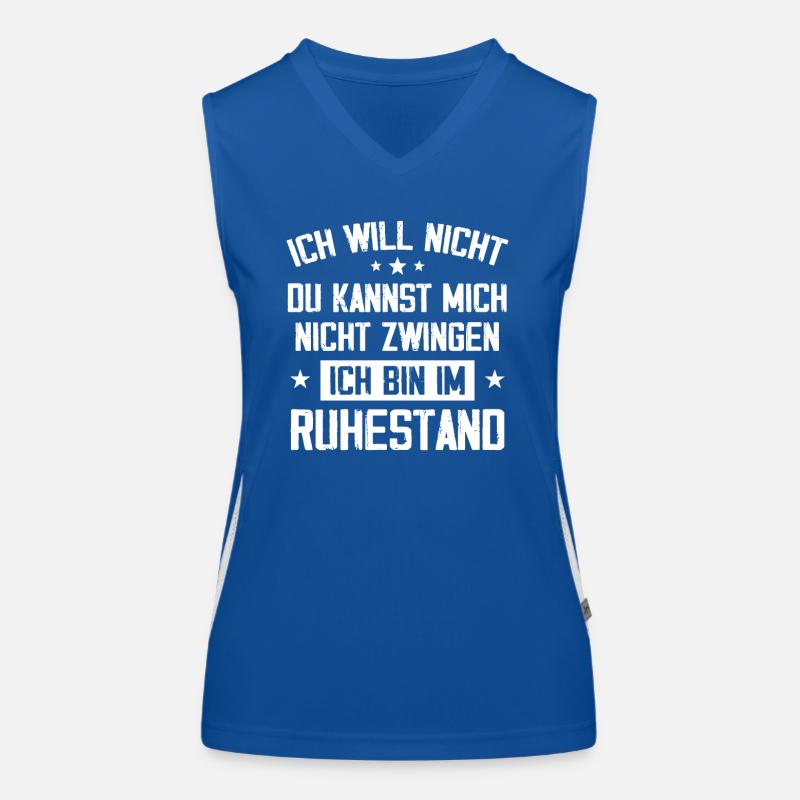 Ruhestand Rente Ruhestand Geschenk Funktionelles Kontrast-Tank Top für Frauen