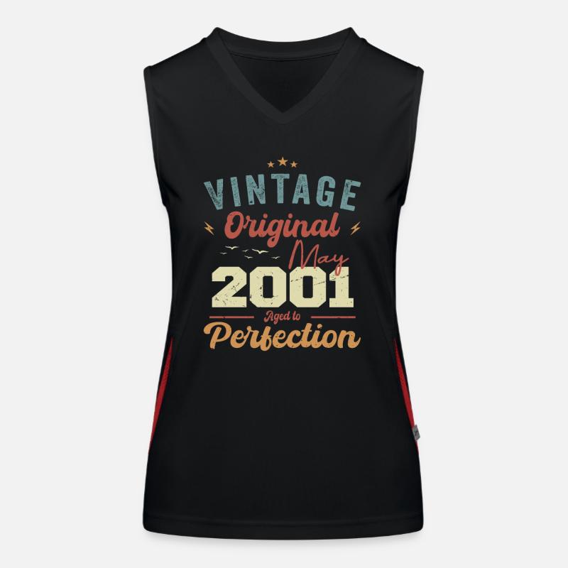 Mai 2001 Geburtstag Mai 2001 Geschenk Mai 2001 Funktionelles Kontrast-Tank Top für Frauen