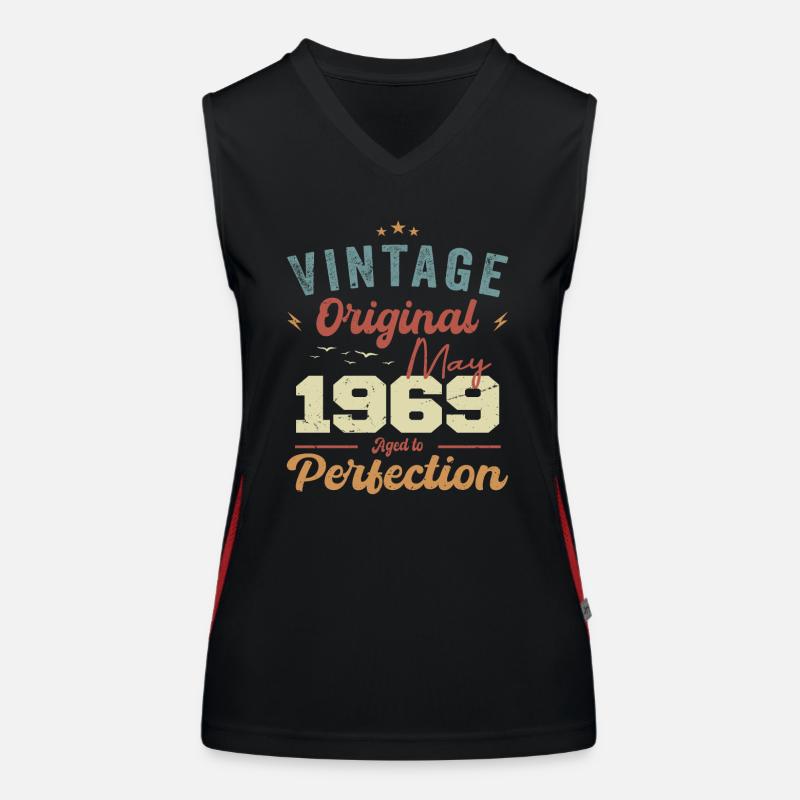 May 1969 Birthday May 1969 Gift May 1969 Women's Functional Contrast Tank Top
