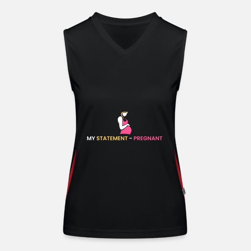 Ma déclaration - enceinte Débardeur respirant contrasté Femme