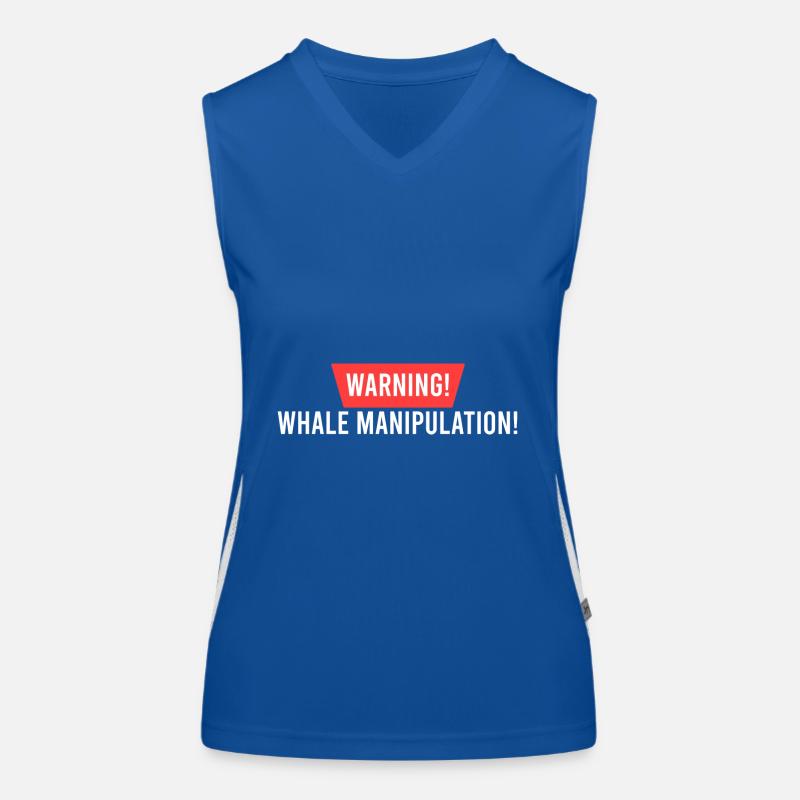 Manipulation von Walen! Funktionelles Kontrast-Tank Top für Frauen