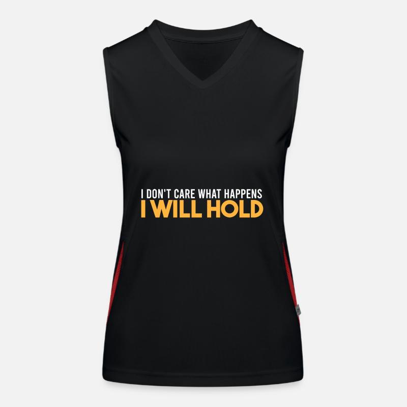 I will hold Women's Functional Contrast Tank Top