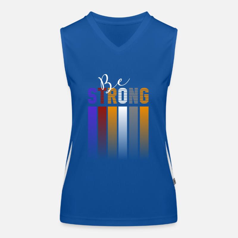 Be strong Funktionelles Kontrast-Tank Top für Frauen