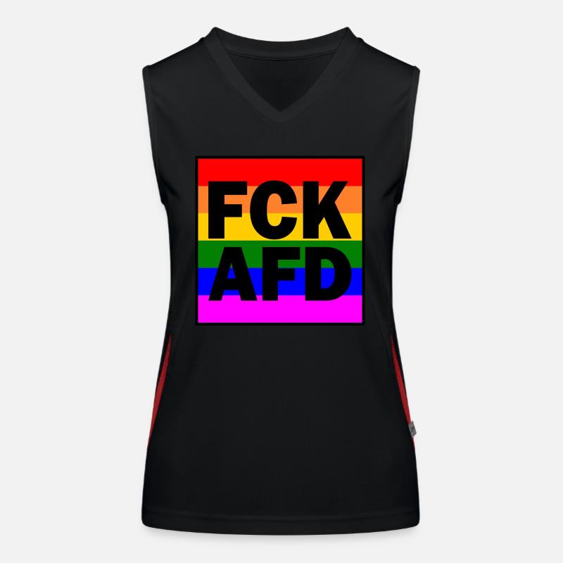 d’afd Débardeur respirant contrasté Femme