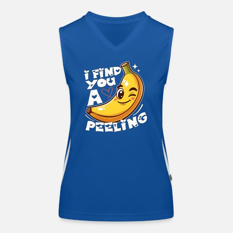 I FIND YOU A PEELING Women's Functional Contrast Tank Top