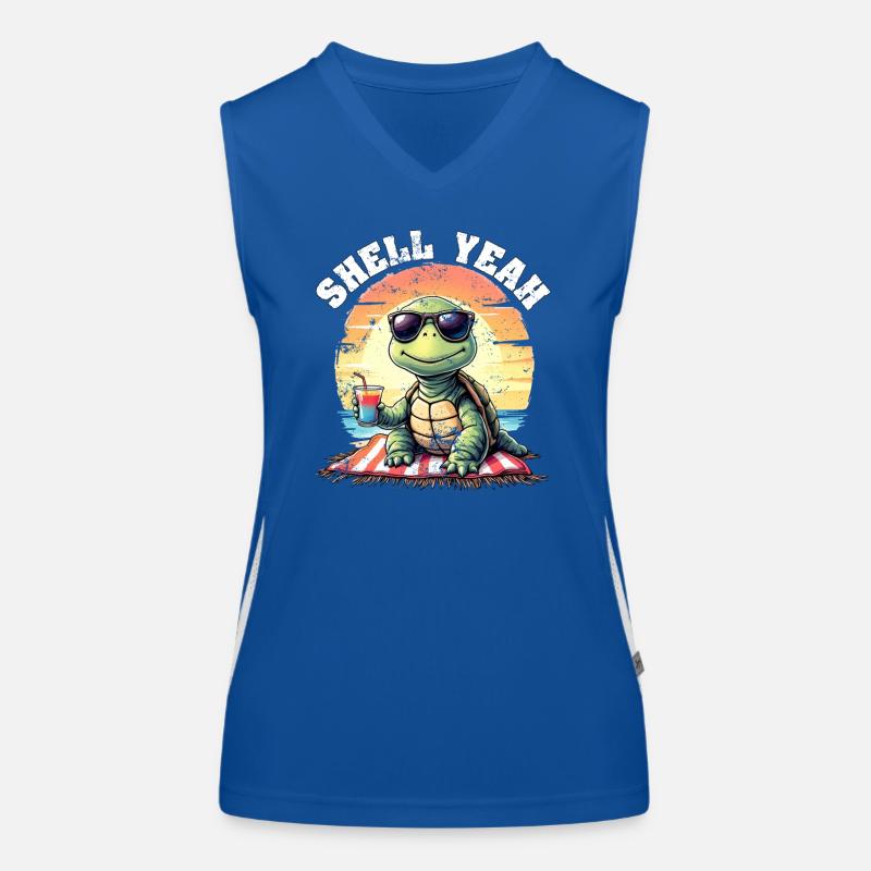 COQUILLE ! Débardeur respirant contrasté Femme