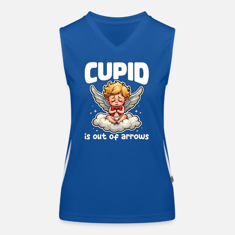CUPIDON EST SORTI DES FLÈCHES - CADEAU DE LA SAINT-VALENTIN Débardeur respirant contrasté Femme