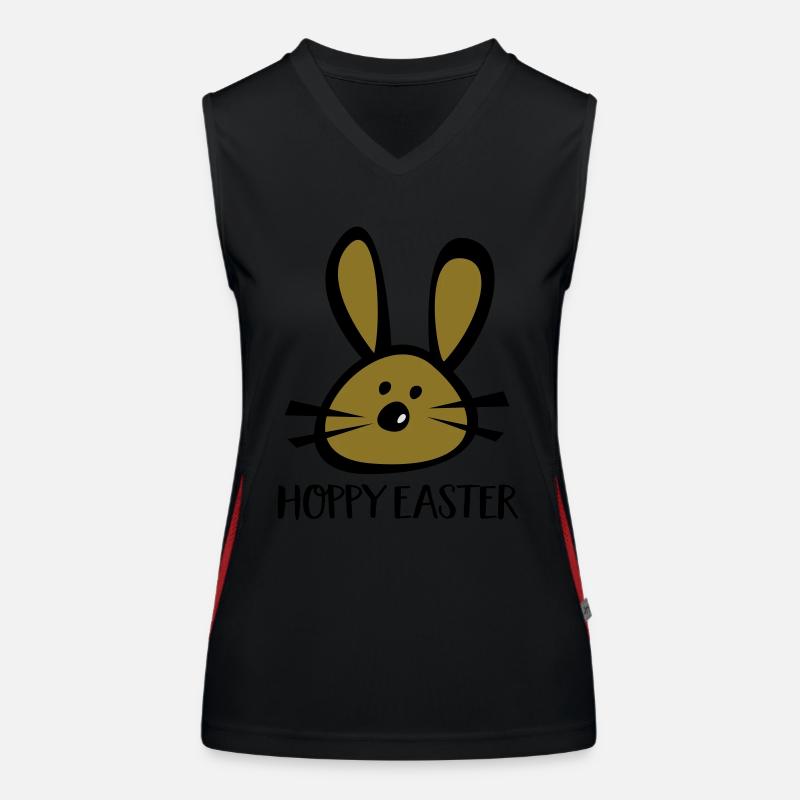 FROHE OSTERN Funktionelles Kontrast-Tank Top für Frauen