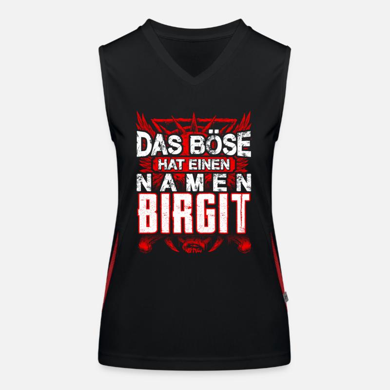 BIRGIT - Böse Funktionelles Kontrast-Tank Top für Frauen