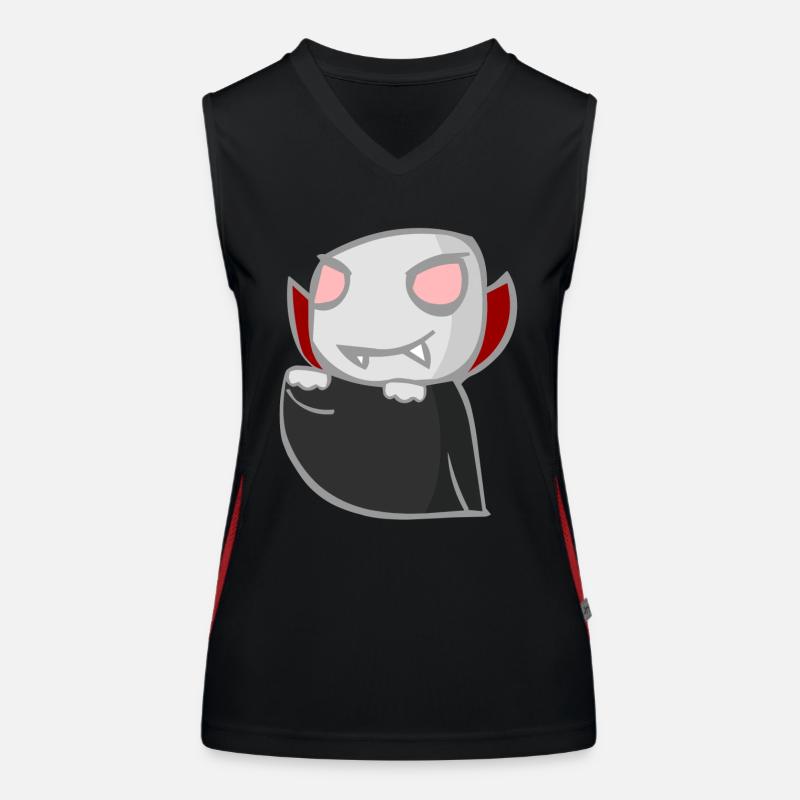 vampir Funktionelles Kontrast-Tank Top für Frauen