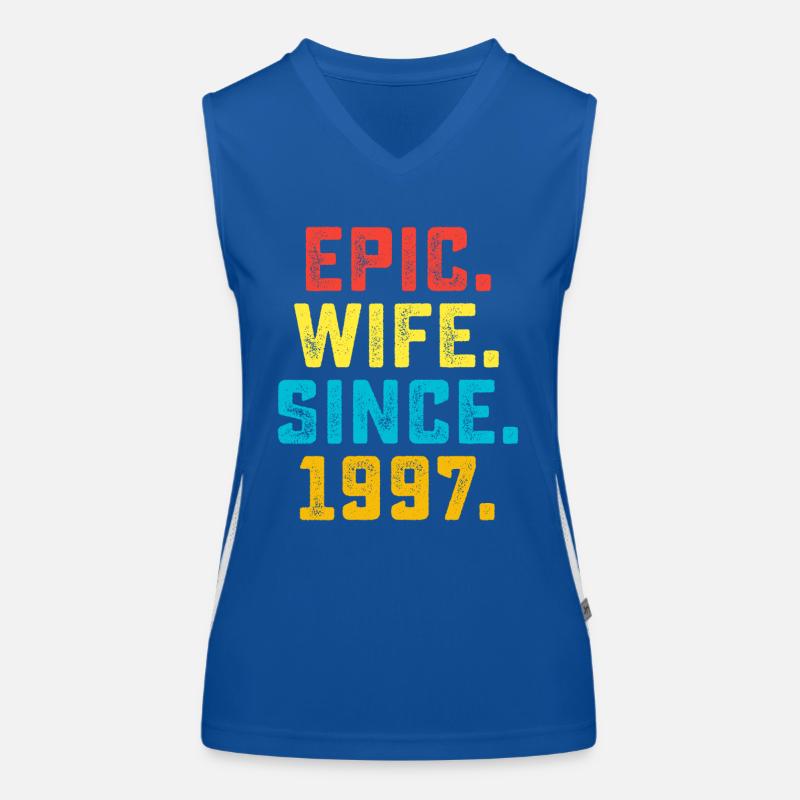 Epic Ehefrau seit 1997 Funktionelles Kontrast-Tank Top für Frauen