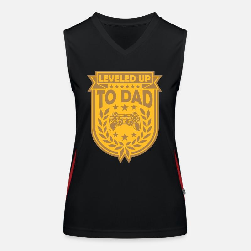 Kind geboren Leveled Up Funktionelles Kontrast-Tank Top für Frauen